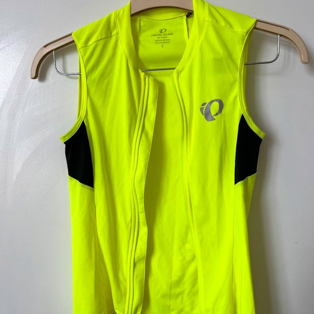 Pearl Izumi Women's Pursuit Sleeveless Jersey | Size:S | Color: Yellow/Black